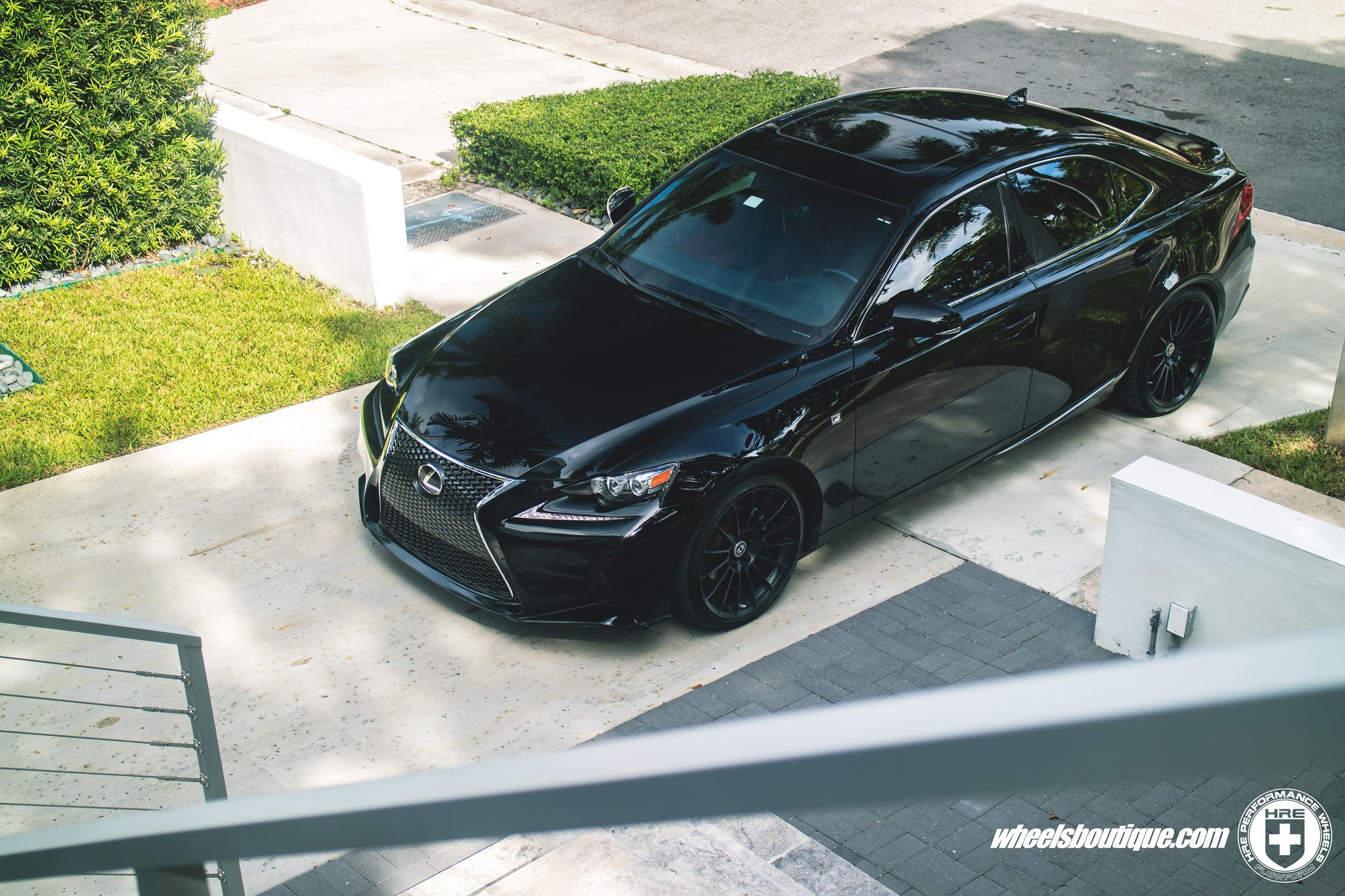 hre, Wheels, Cars, Lexus, Is 250, Black Wallpaper