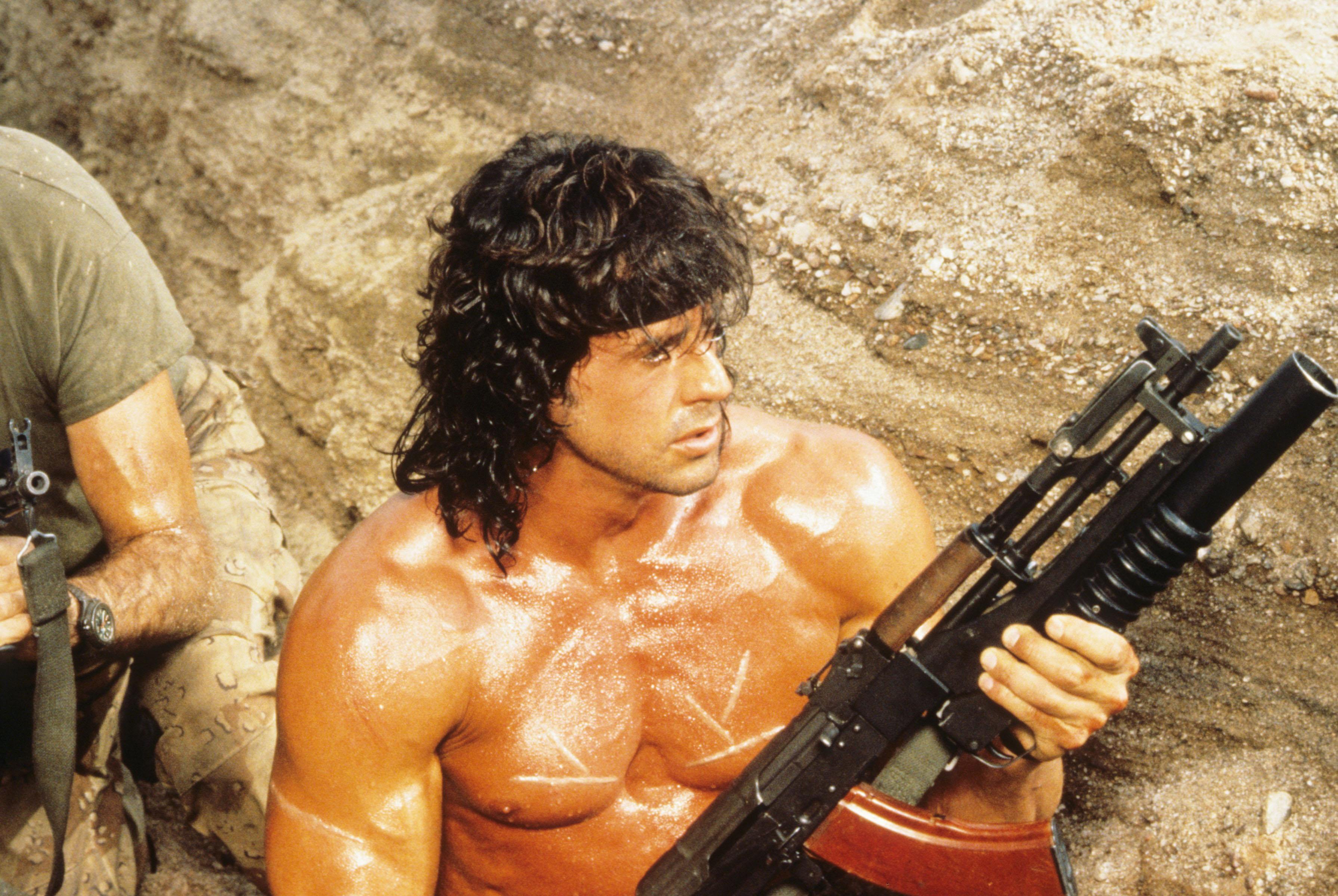 sylvester, Stallone, Rambo, Movies, 044,  2 Wallpaper