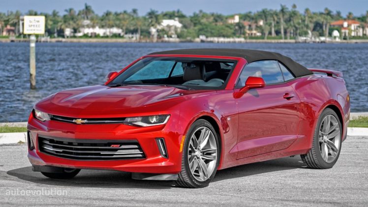 2016, Chevrolet, Camaro rs, Convertible, Cars, Red HD Wallpaper Desktop Background