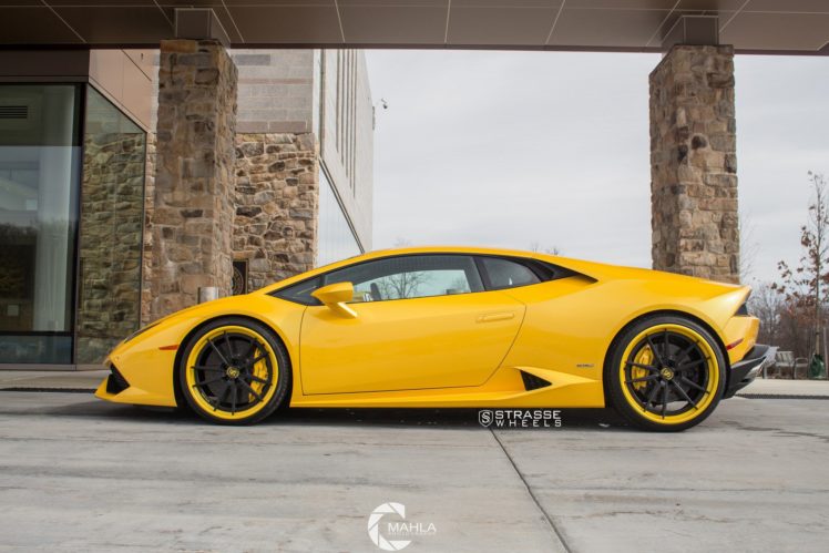 strasse, Wheels, Lamborghini, Huracan, Lp610 4, Cars, Yellow HD Wallpaper Desktop Background