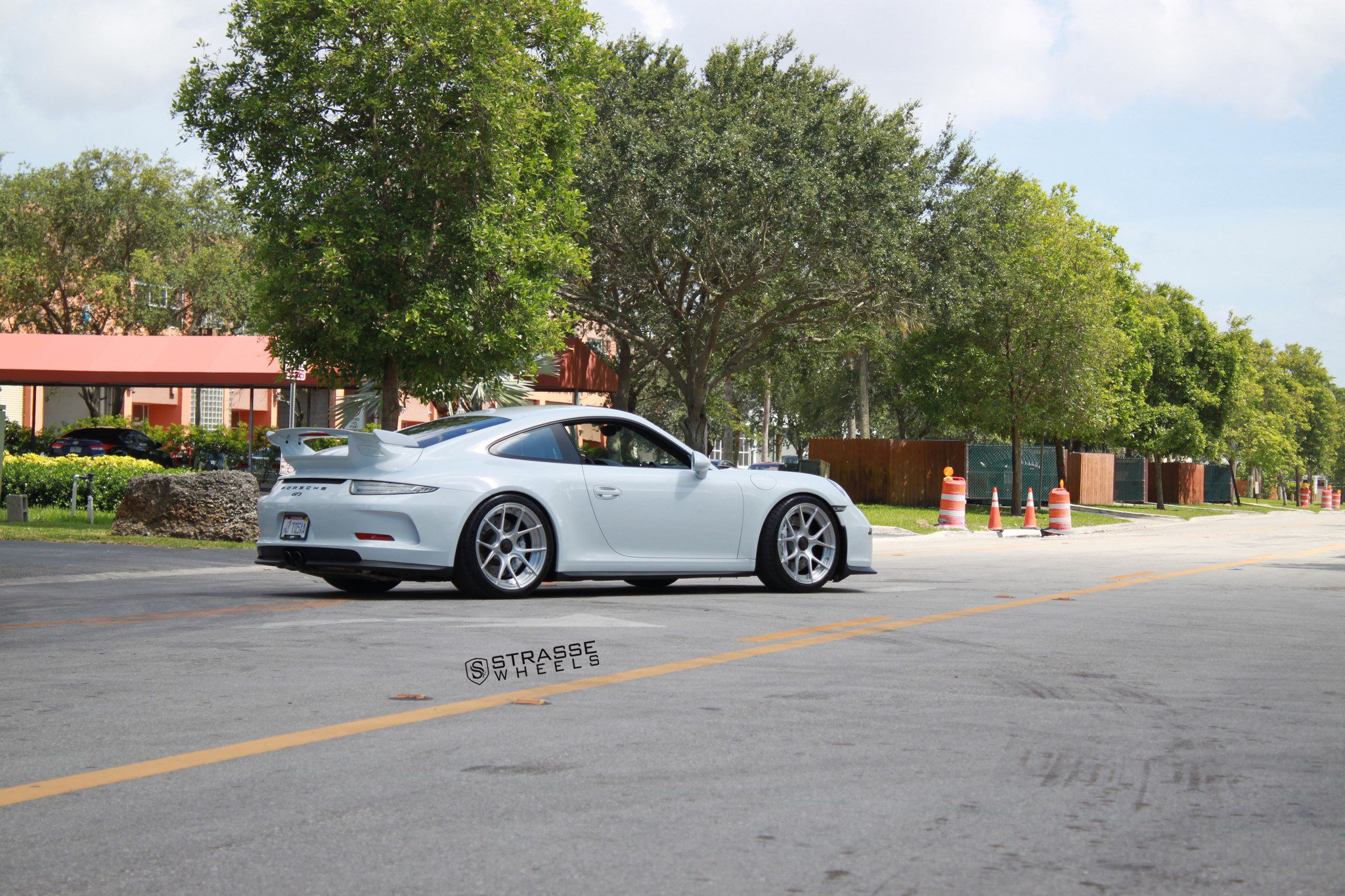 strasse, Wheels, Porsche, 911, 991, Gt3, Cars, White Wallpaper