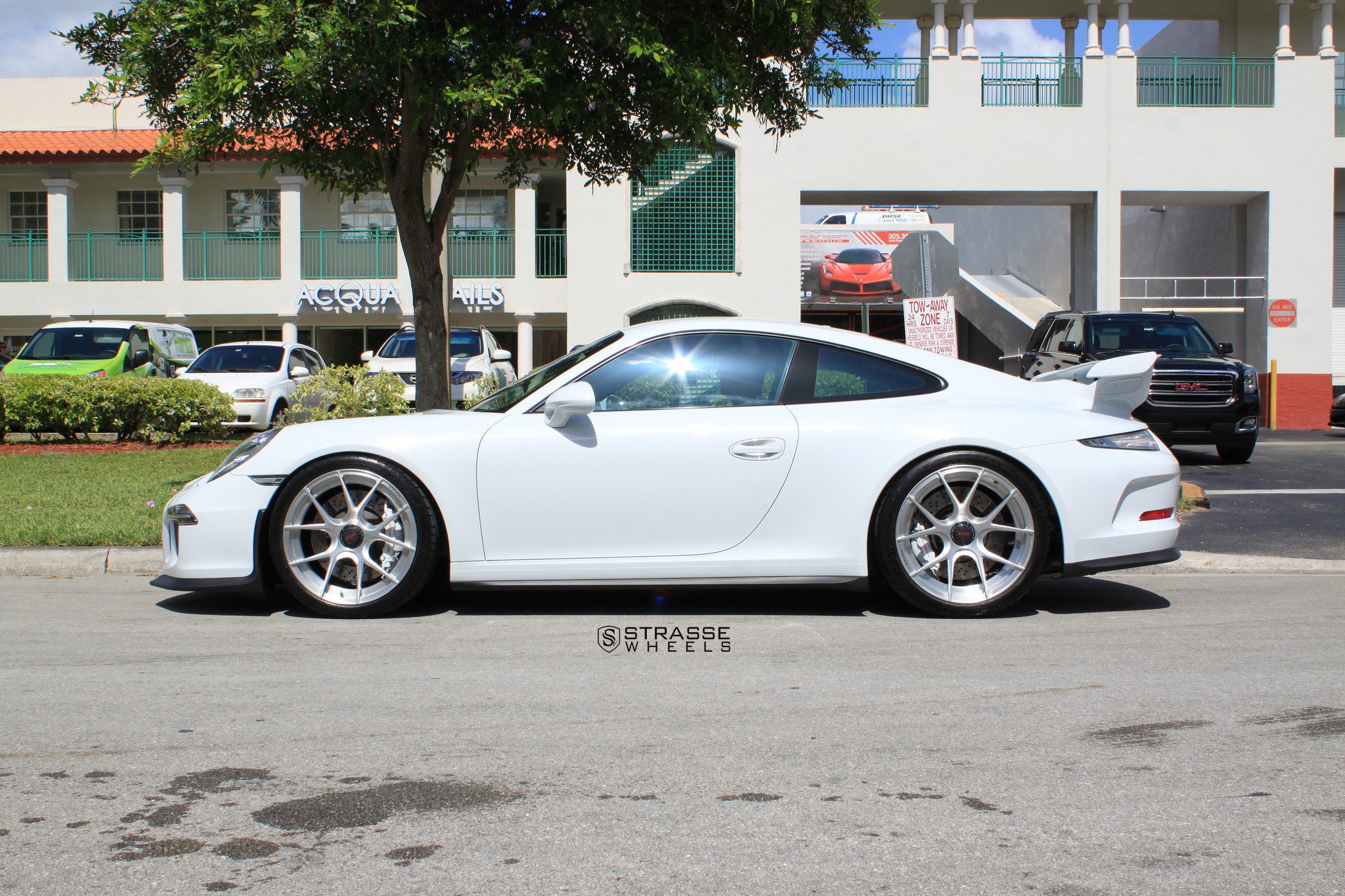 strasse, Wheels, Porsche, 911, 991, Gt3, Cars, White Wallpaper