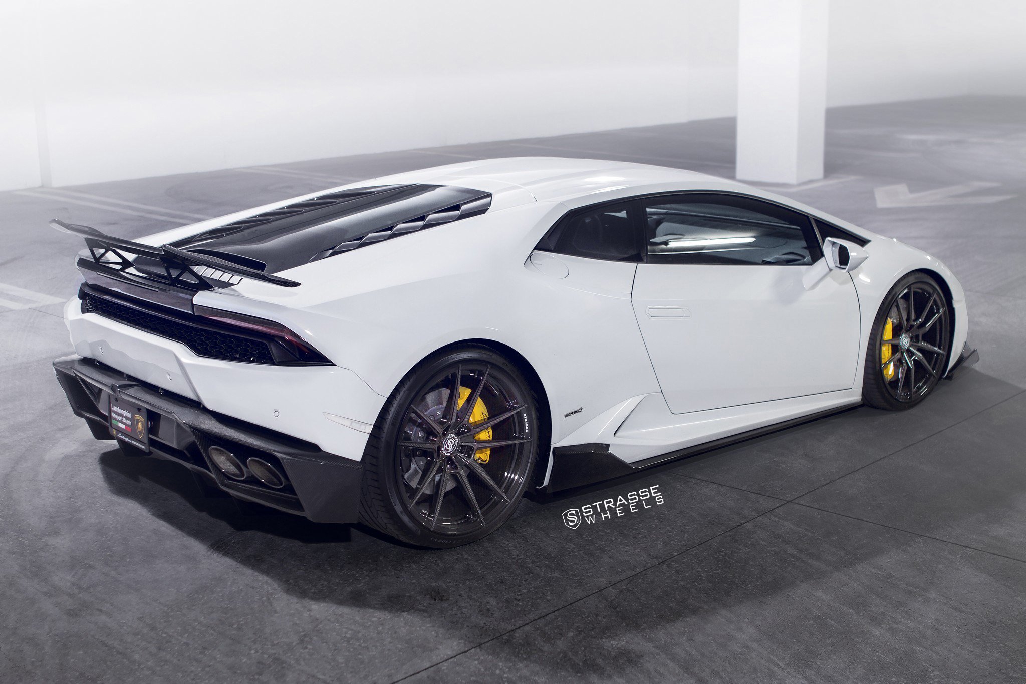 strasse, Wheels, Lamborghini, Huracan, Cars, White Wallpaper