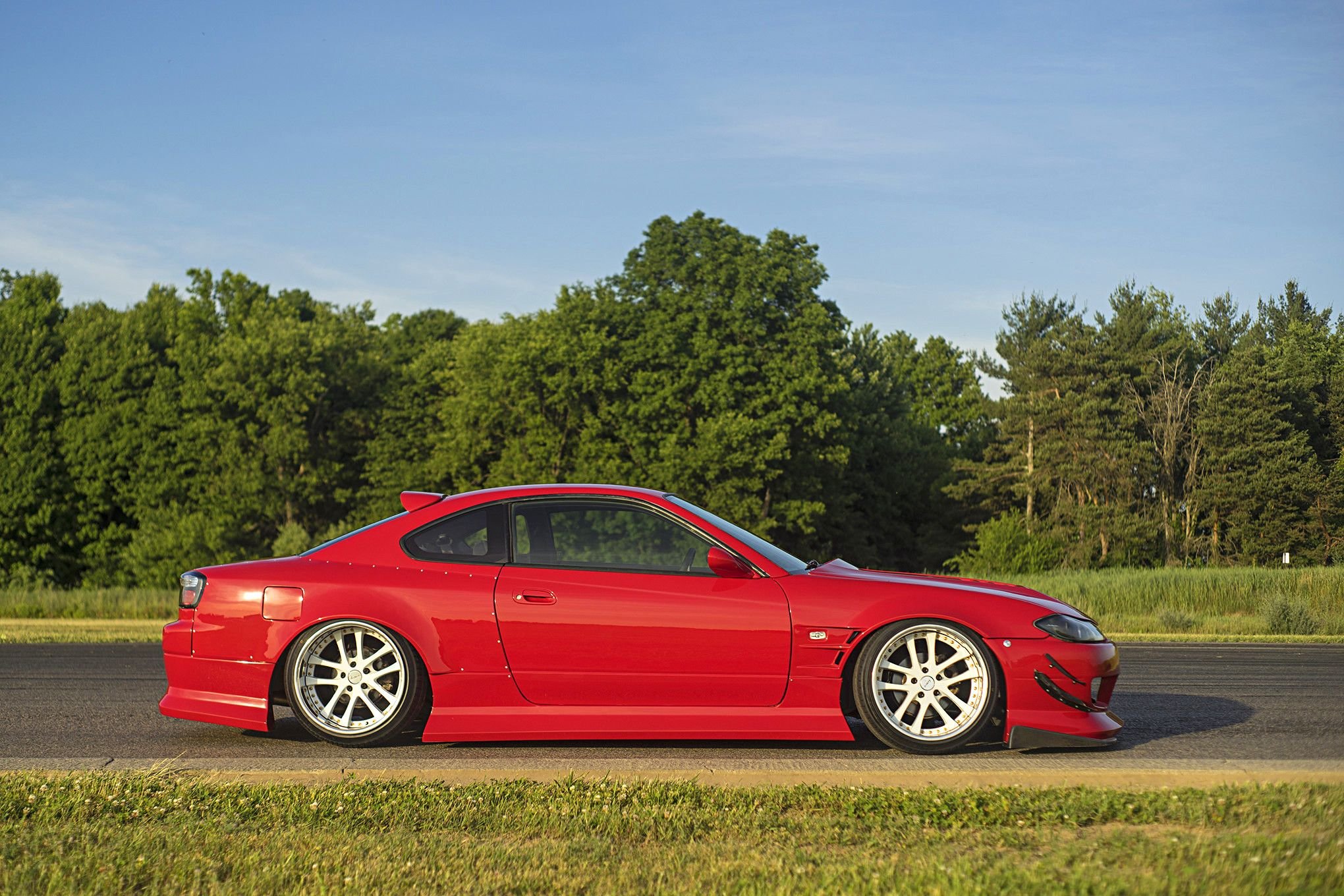 2001, Nissan, Silvia, Coupe, Cars, Red, Modified Wallpaper