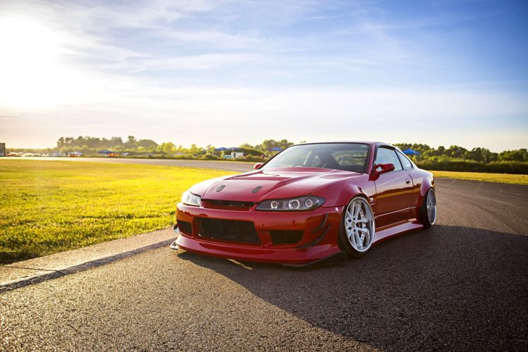 2001, Nissan, Silvia, Coupe, Cars, Red, Modified HD Wallpaper Desktop Background