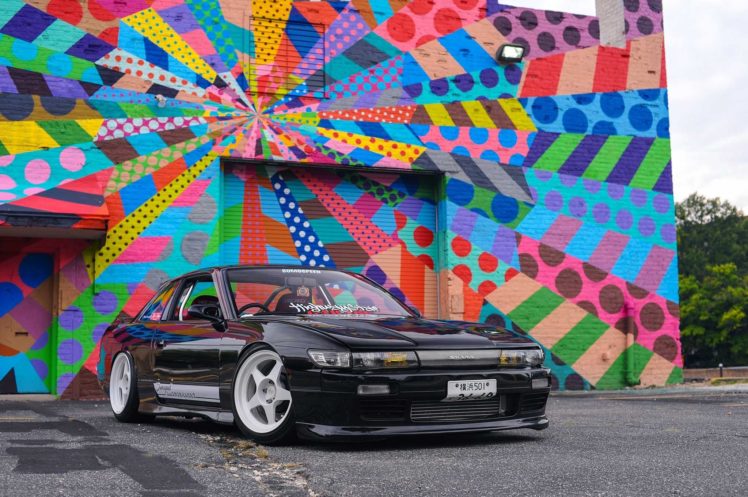 1989, Nissan, S13, Silvia, Cars, Black, Modified HD Wallpaper Desktop Background