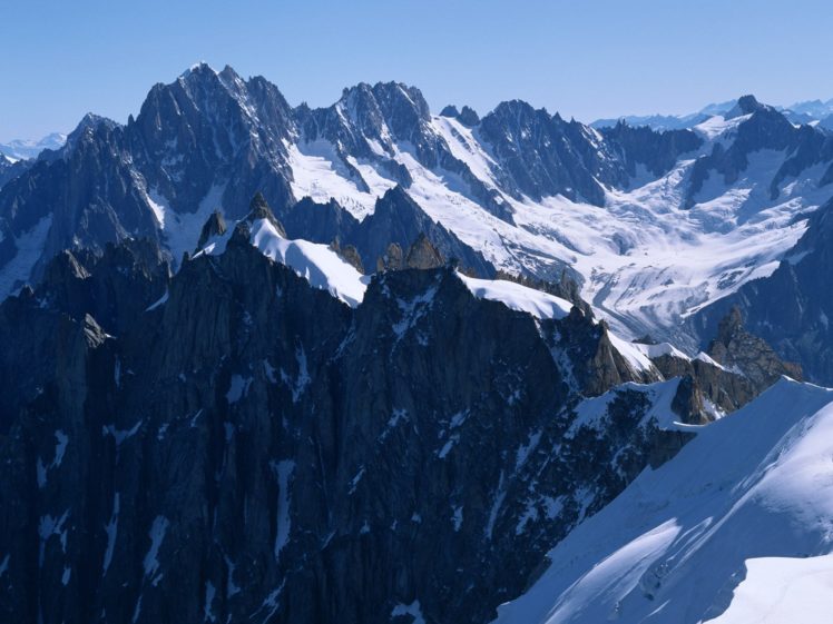 snow, Mountain, Nature HD Wallpaper Desktop Background