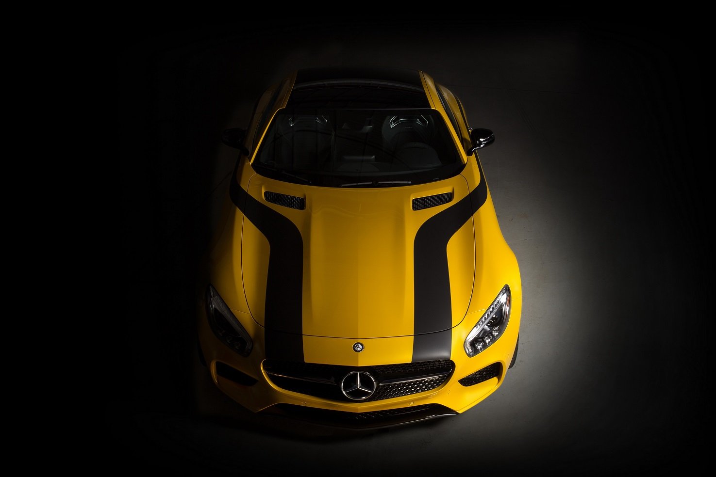 2016, Mercedes, Amg, Gts, Us version,  c190 , Cars, Coupe, Yello Wallpaper