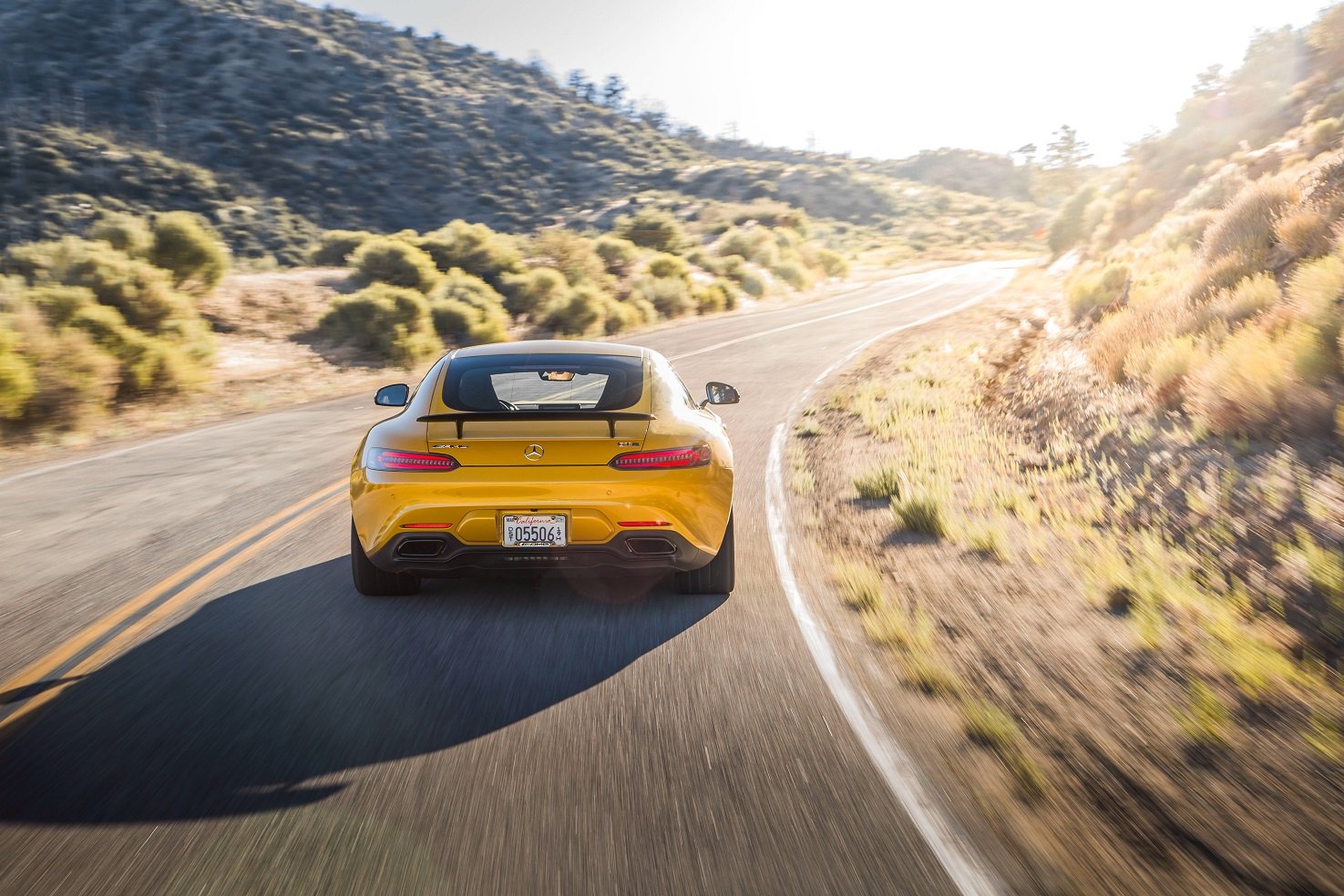 2016, Mercedes, Amg, Gts, Us version,  c190 , Cars, Coupe, Yello Wallpaper