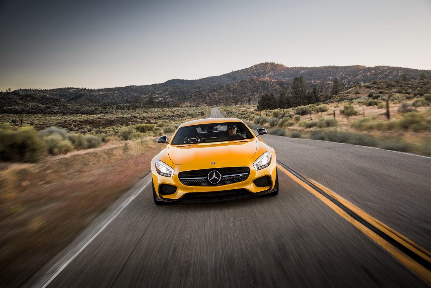 2016, Mercedes, Amg, Gts, Us version,  c190 , Cars, Coupe, Yello Wallpaper