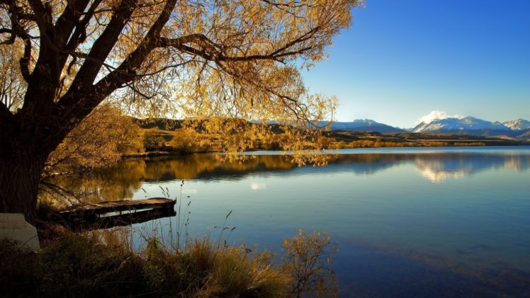 , Nature, Landscape, Beauty, Lake, Tree, Mountain HD Wallpaper Desktop Background