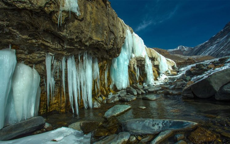, Icefall, Nature, Landscape, Beaut HD Wallpaper Desktop Background