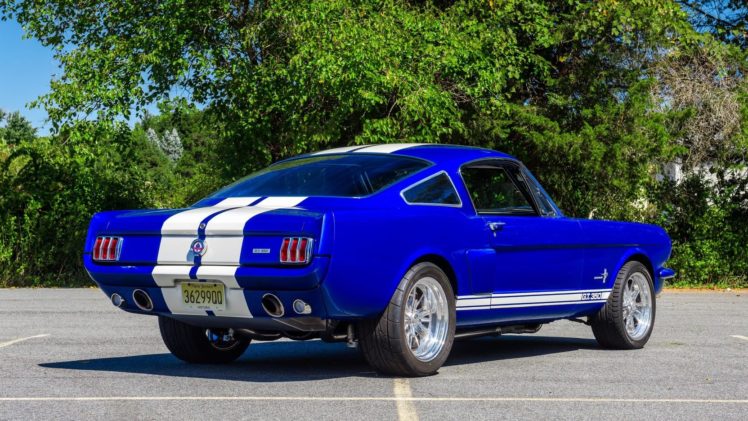 1966, Ford, Mustang, Fastback, Cars, Blue HD Wallpaper Desktop Background