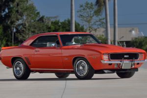 1969, Chevrolet, Copo, Camaro,  rs , Cars, Orange