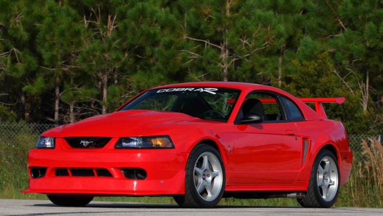 2000, Ford, Mustang, Svt, Cobra r, Cars, Red HD Wallpaper Desktop Background