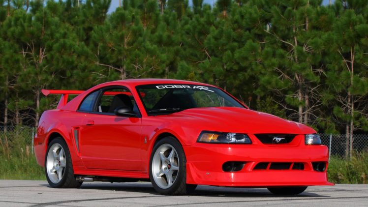 2000, Ford, Mustang, Svt, Cobra r, Cars, Red HD Wallpaper Desktop Background