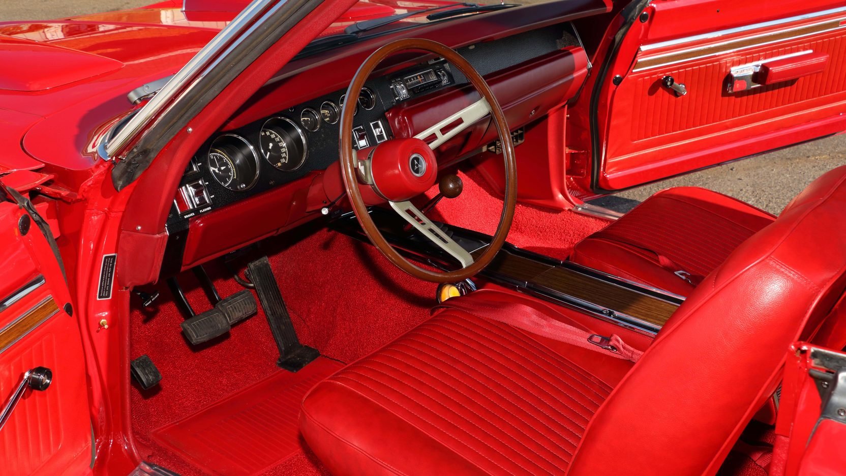 1969, Dodge, Hemi, Super, Bee, Cars, Muscles, Red Wallpaper