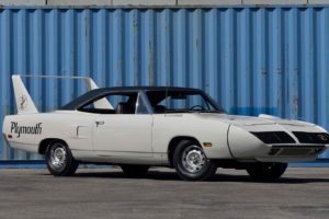 1970, Plymouth, Superbird, White, Cars