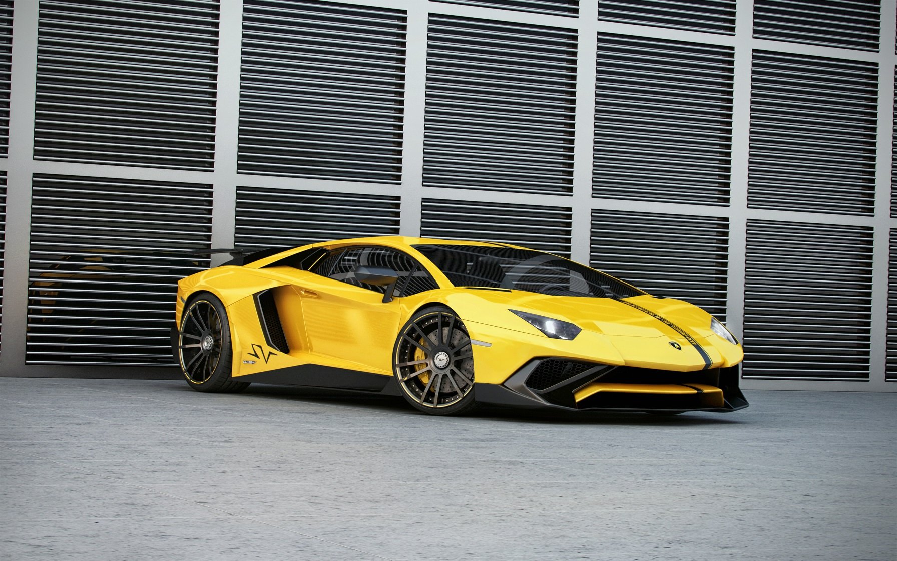 wheelsandmore, Lamborghini, Aventador, Lp800 sv, Cars, Modified, Yellow Wallpaper