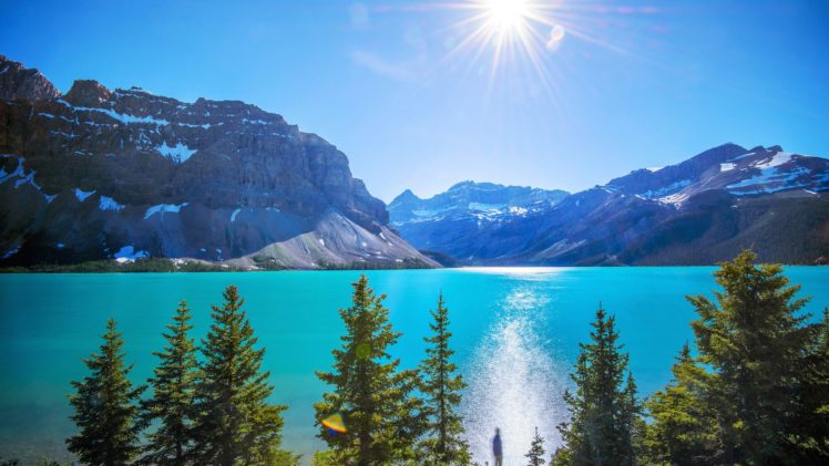 tranquil, Lake, Landscape, Nature, Beauty, Peacefull, Sun, Tree, Forest HD Wallpaper Desktop Background
