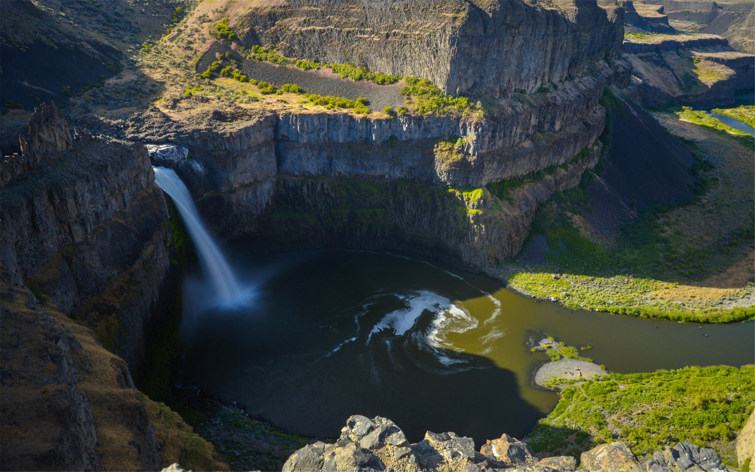 landscape, Natural, Beautiful, Mountain, Scenery, Waterfall Wallpaper