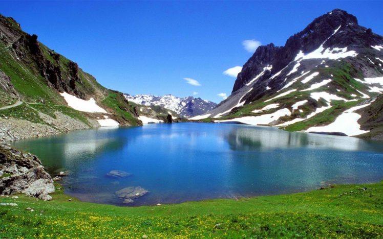 landscape, Natural, Beautiful, Mountain, Scenery, Lake HD Wallpaper Desktop Background