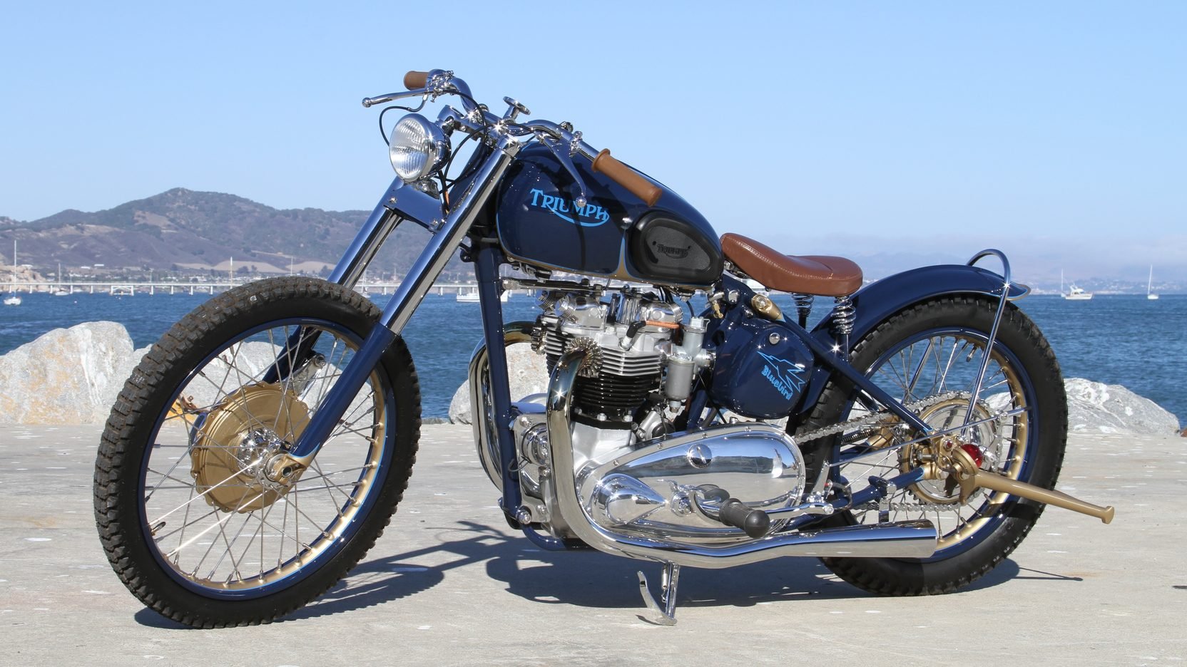1952, Triumph, Thunderbird, Motorcycles Wallpaper