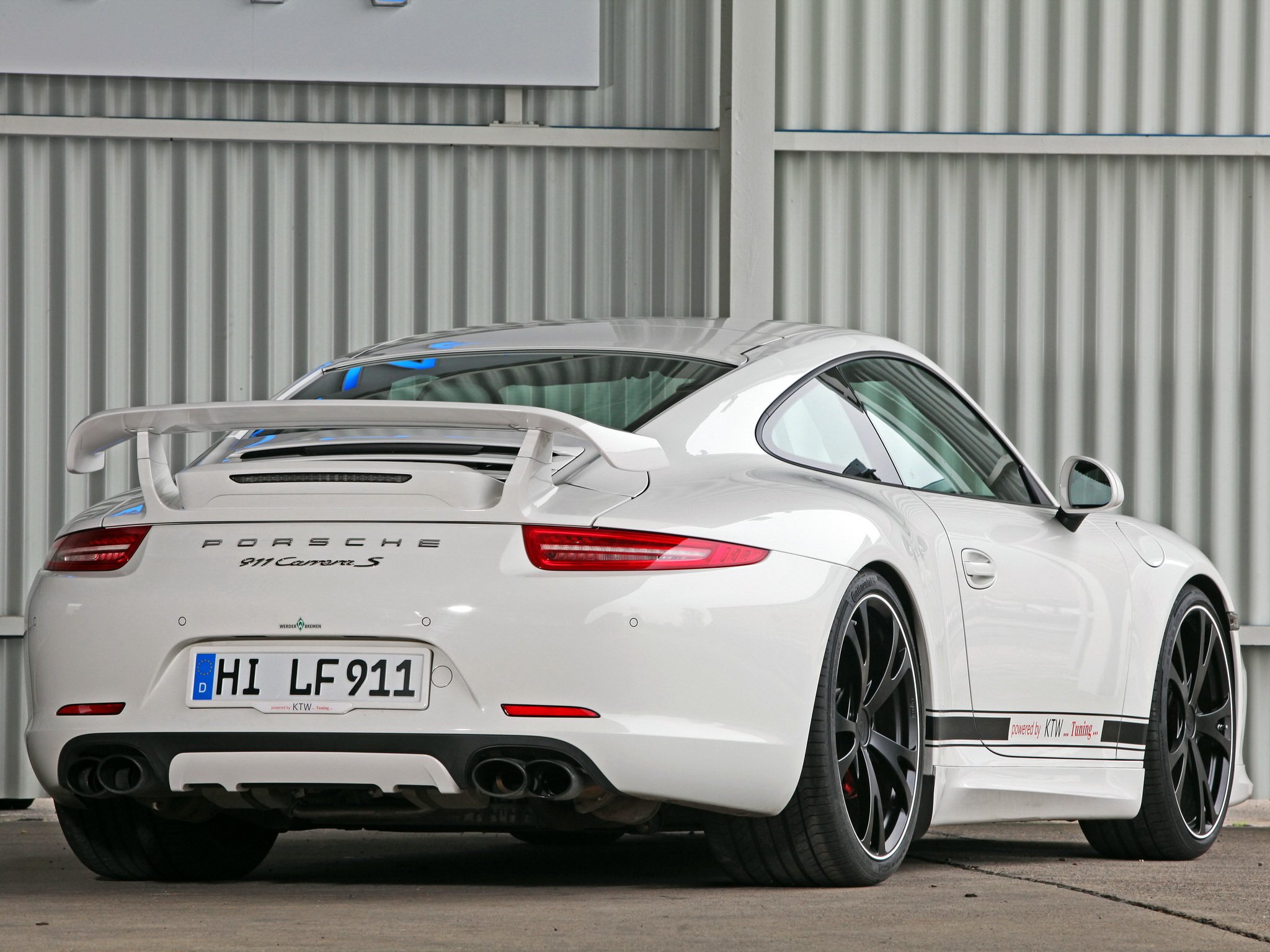 ktw, Tuning, Porsche, 911, Carrera, S, Coupe,  991 , Cars, White, Modified, 2013 Wallpaper