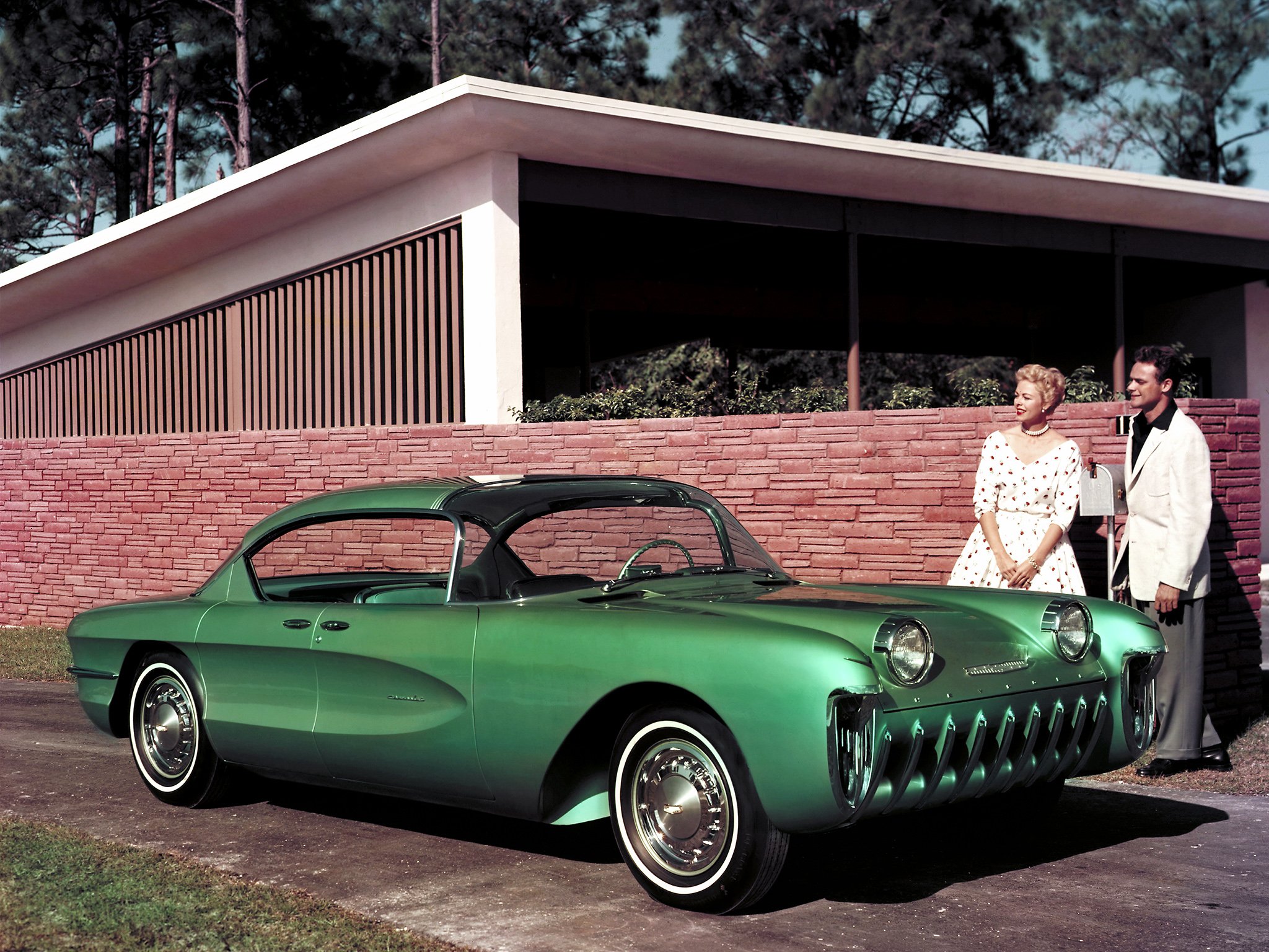 chevrolet, Biscayne, Concept, Car, 1955 Wallpaper