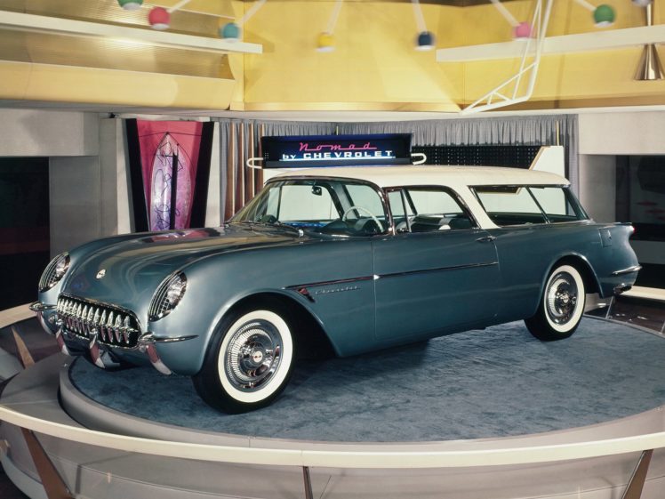 chevrolet, Corvette, Nomad, Concept, Car, 1954 HD Wallpaper Desktop Background
