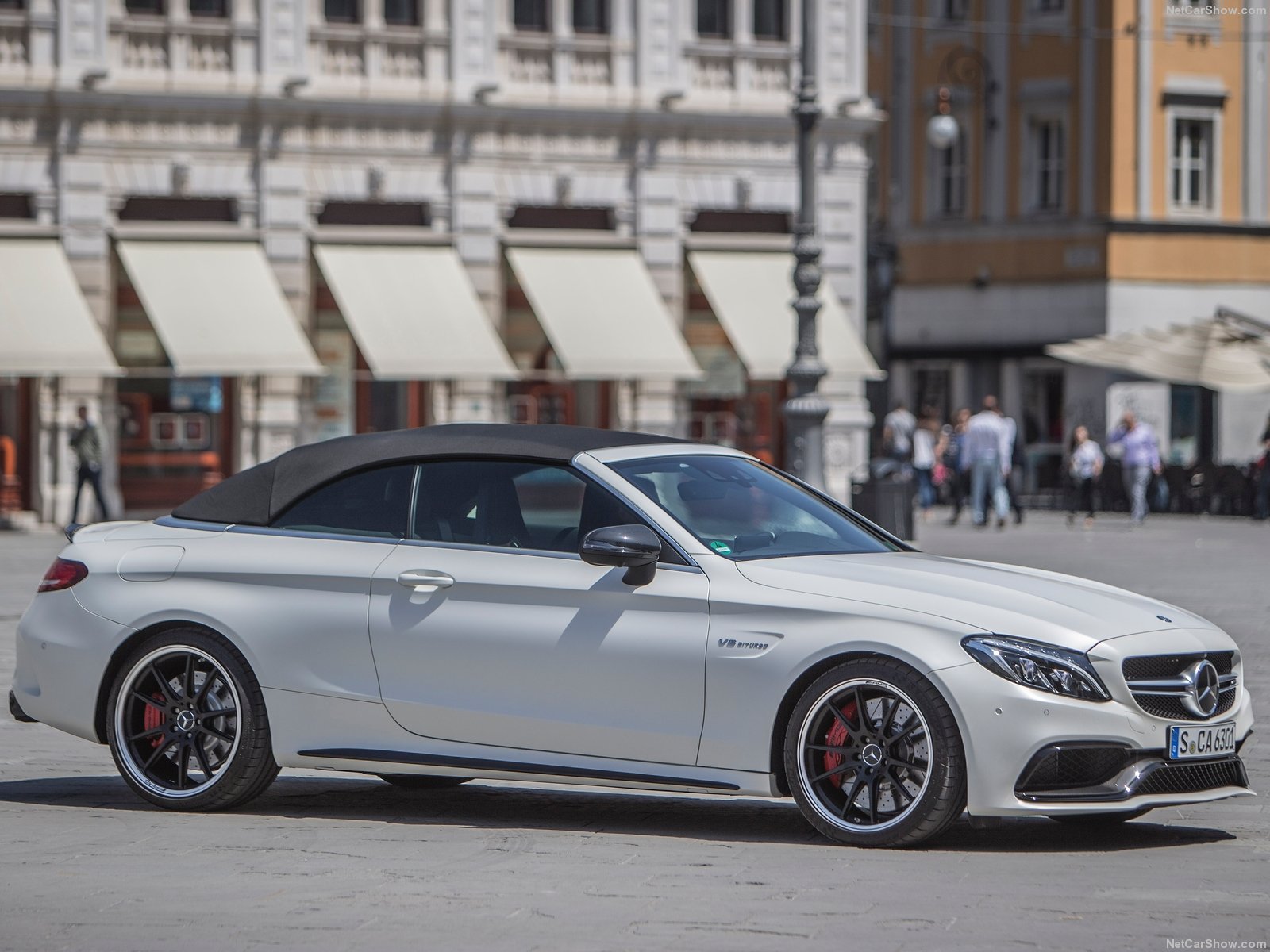 2016, Amg, Benz, C63, Cabriolet, Cars, Mercedes, White Wallpaper