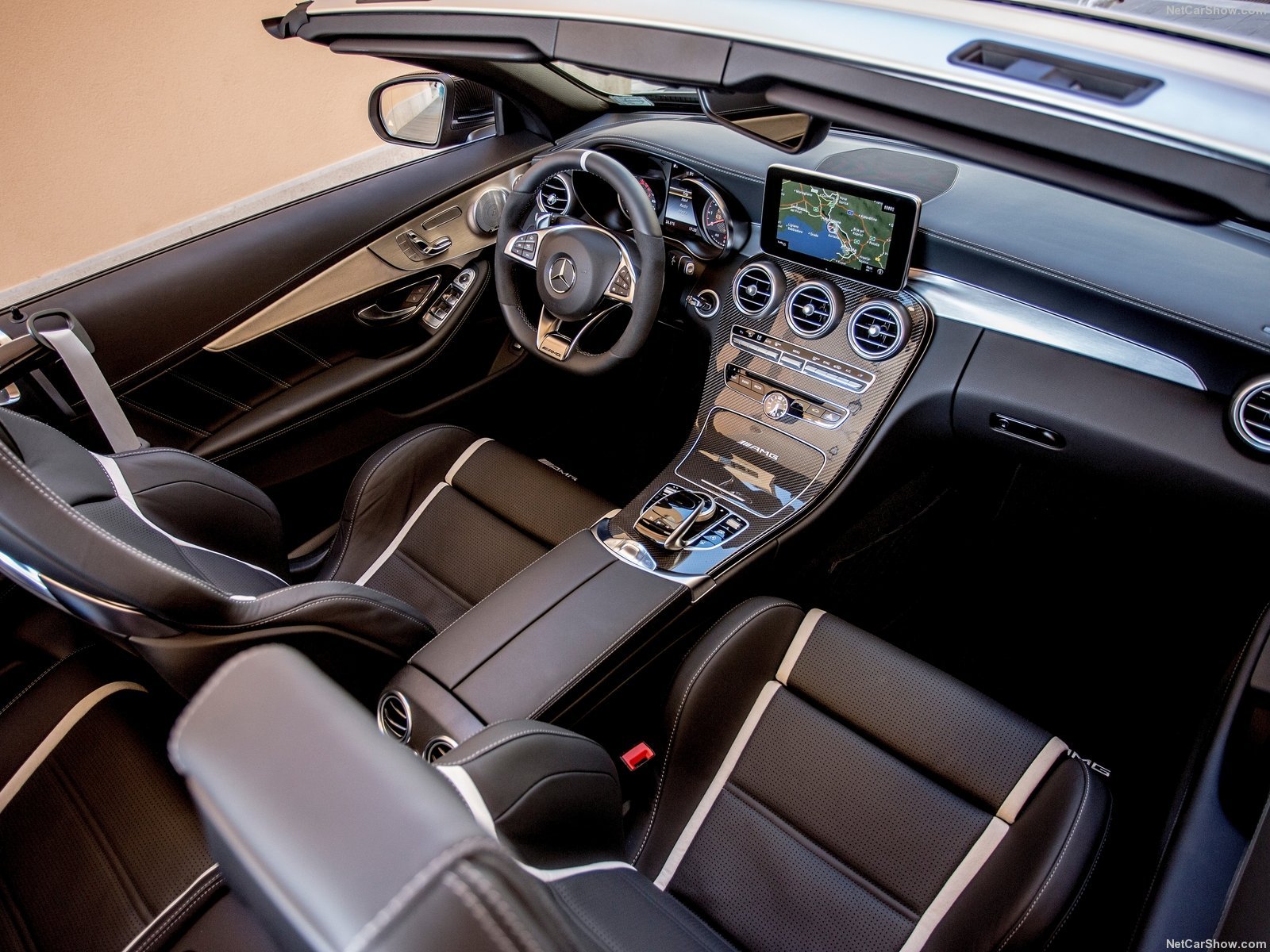 2016, Amg, Benz, C63, Cabriolet, Cars, Mercedes, White Wallpaper