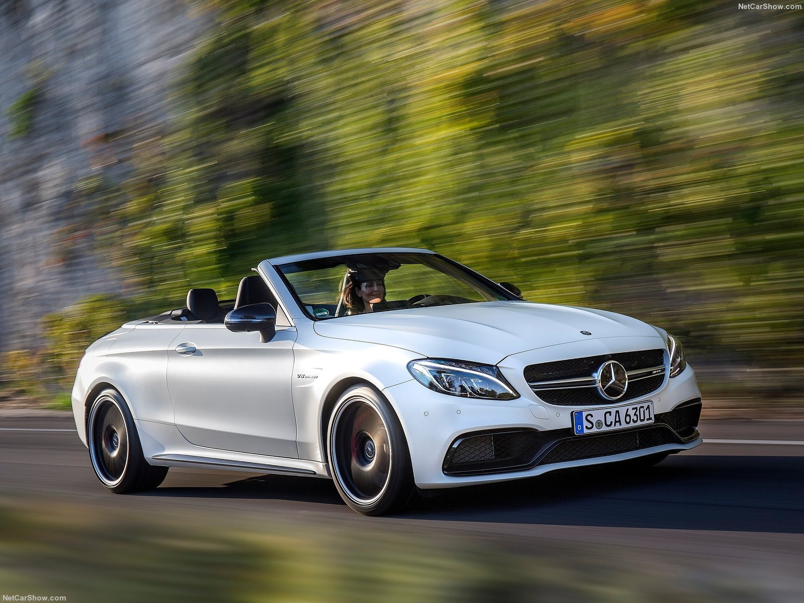 2016, Amg, Benz, C63, Cabriolet, Cars, Mercedes, White Wallpapers HD ...