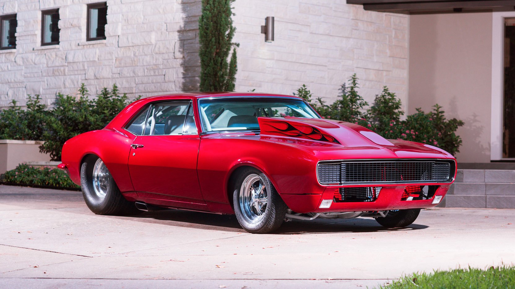 1967, Chevrolet, Camaro, Pro, Street, Cars, Red Wallpaper