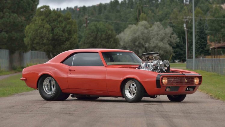 1968, Chevrolet, Camaro, Pro, Street, Cars, Supercharged Wallpapers HD ...