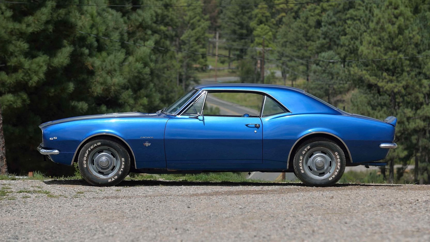 1967, Chevrolet, Camaro, Cars, Blue Wallpaper