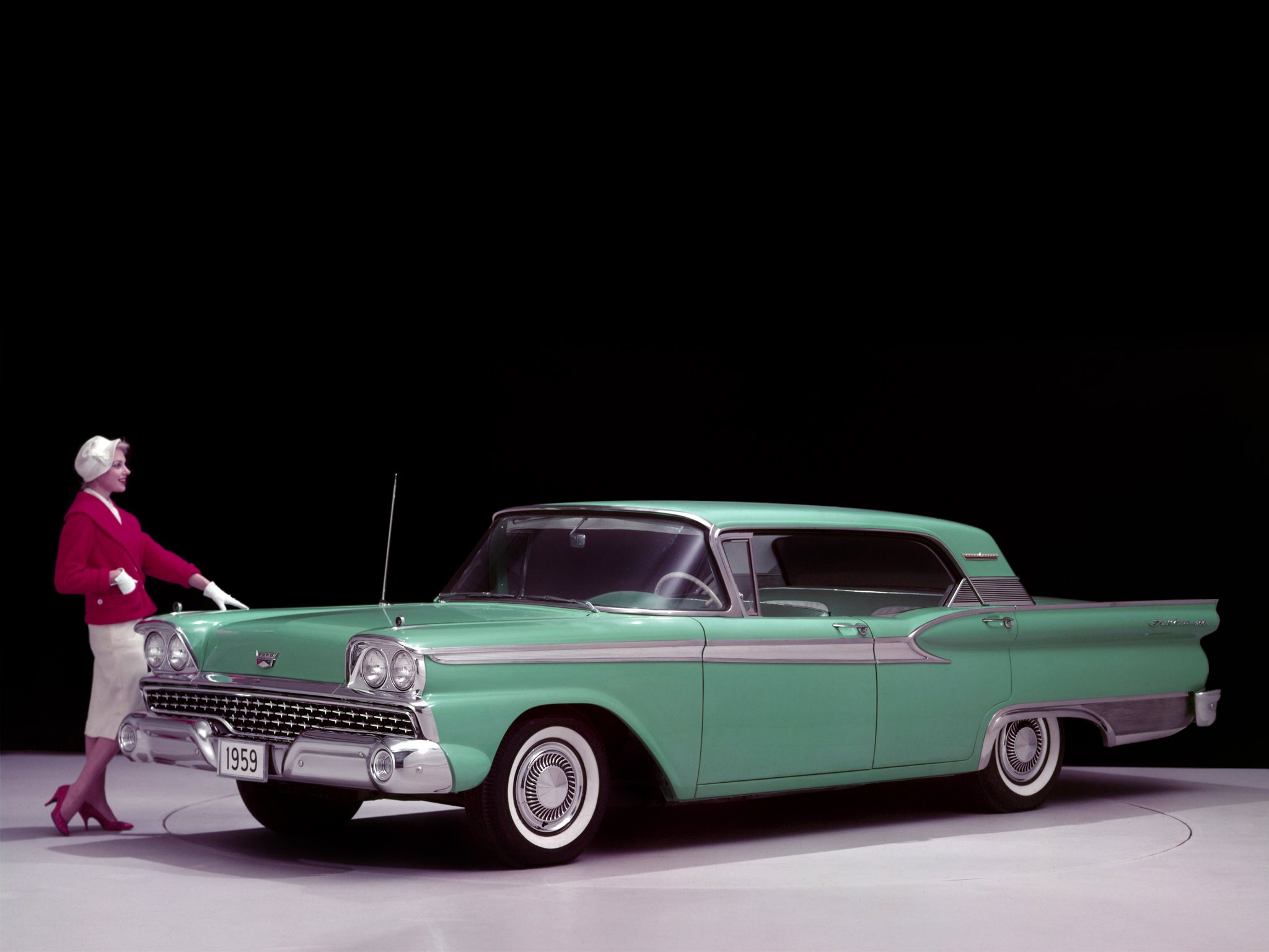 ford, Fairlane, 500, Town, Victoria, 1959 Wallpaper