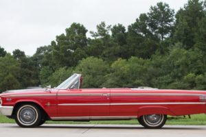 1963, Ford, Galaxie, 500 xl, Convertible, Classic, Red