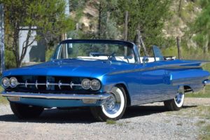 1960, Chevrolet, Impala, Convertible, Cars, Classic, Blue