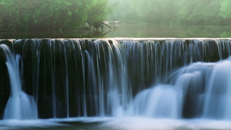 waterfal, Nature, Fores HD Wallpaper Desktop Background