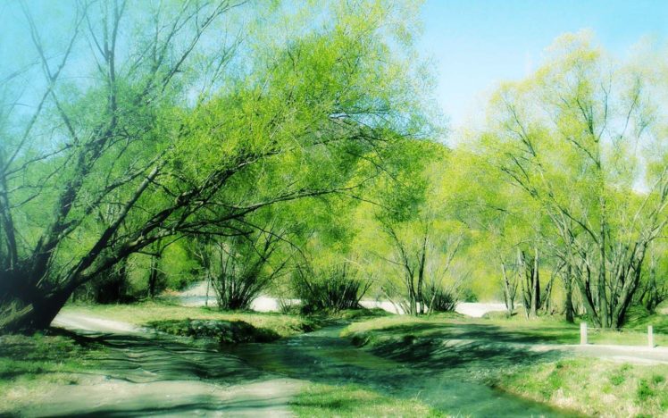 river, Flowing, Water, Landscape HD Wallpaper Desktop Background