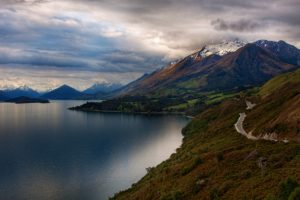 mount, Creighton, Southern, Alps, Otago, Zealand, Road, Island, Retina, Nature