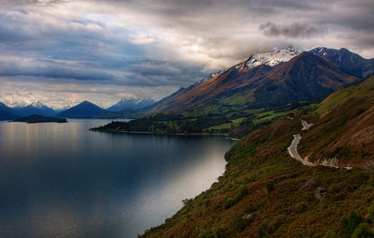 mount, Creighton, Southern, Alps, Otago, Zealand, Road, Island, Retina, Nature HD Wallpaper Desktop Background