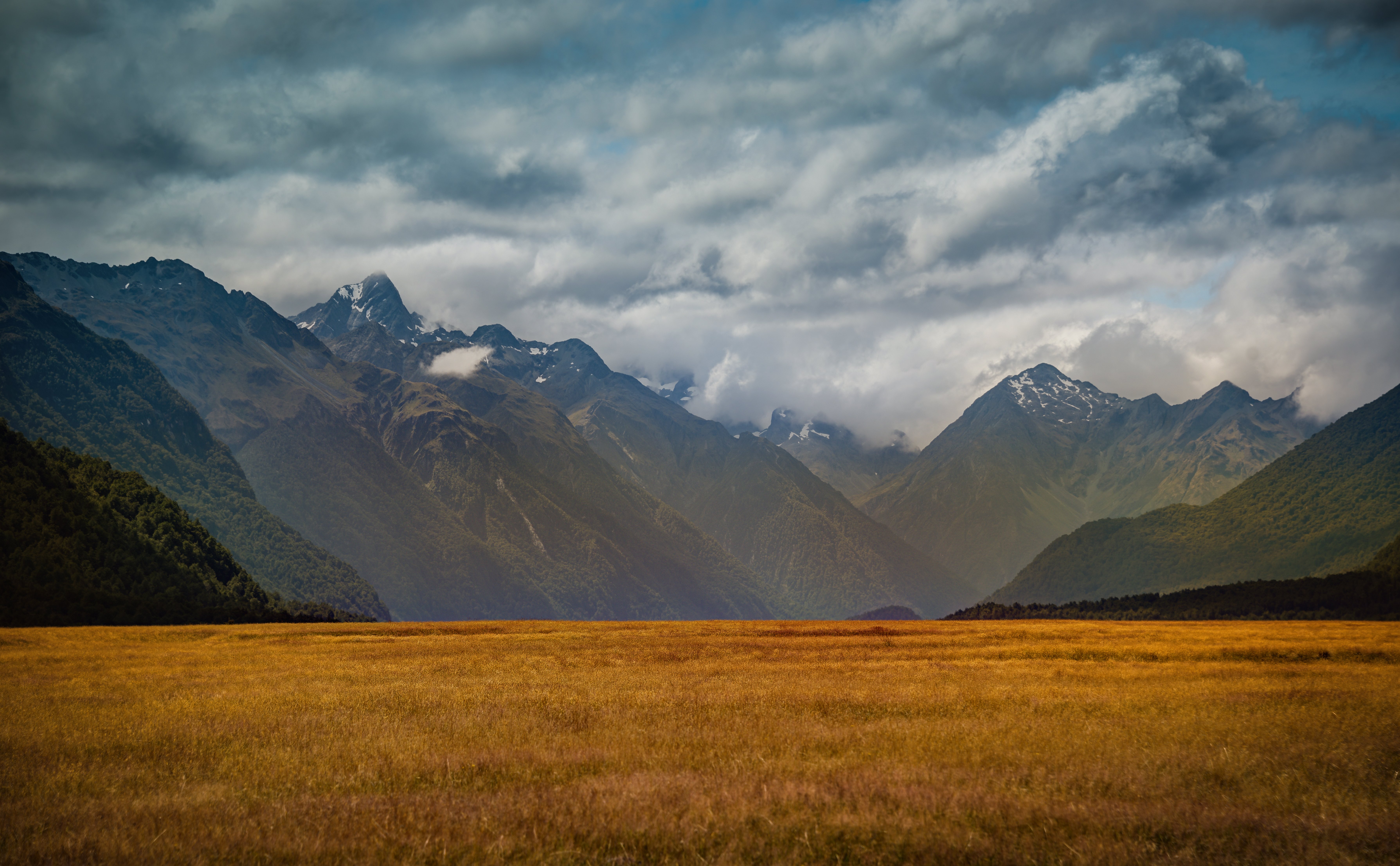 southern, Alps, Zealand, Island, Milford, Retina, Valley, Nature Wallpaper
