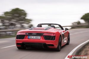 , Audi r8, V10, Spyder, Cars, 2016