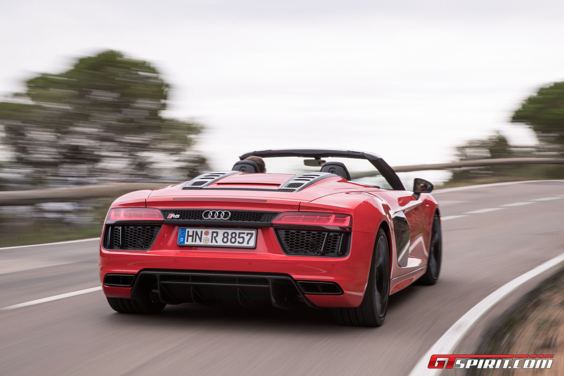 , Audi r8, V10, Spyder, Cars, 2016 Wallpaper