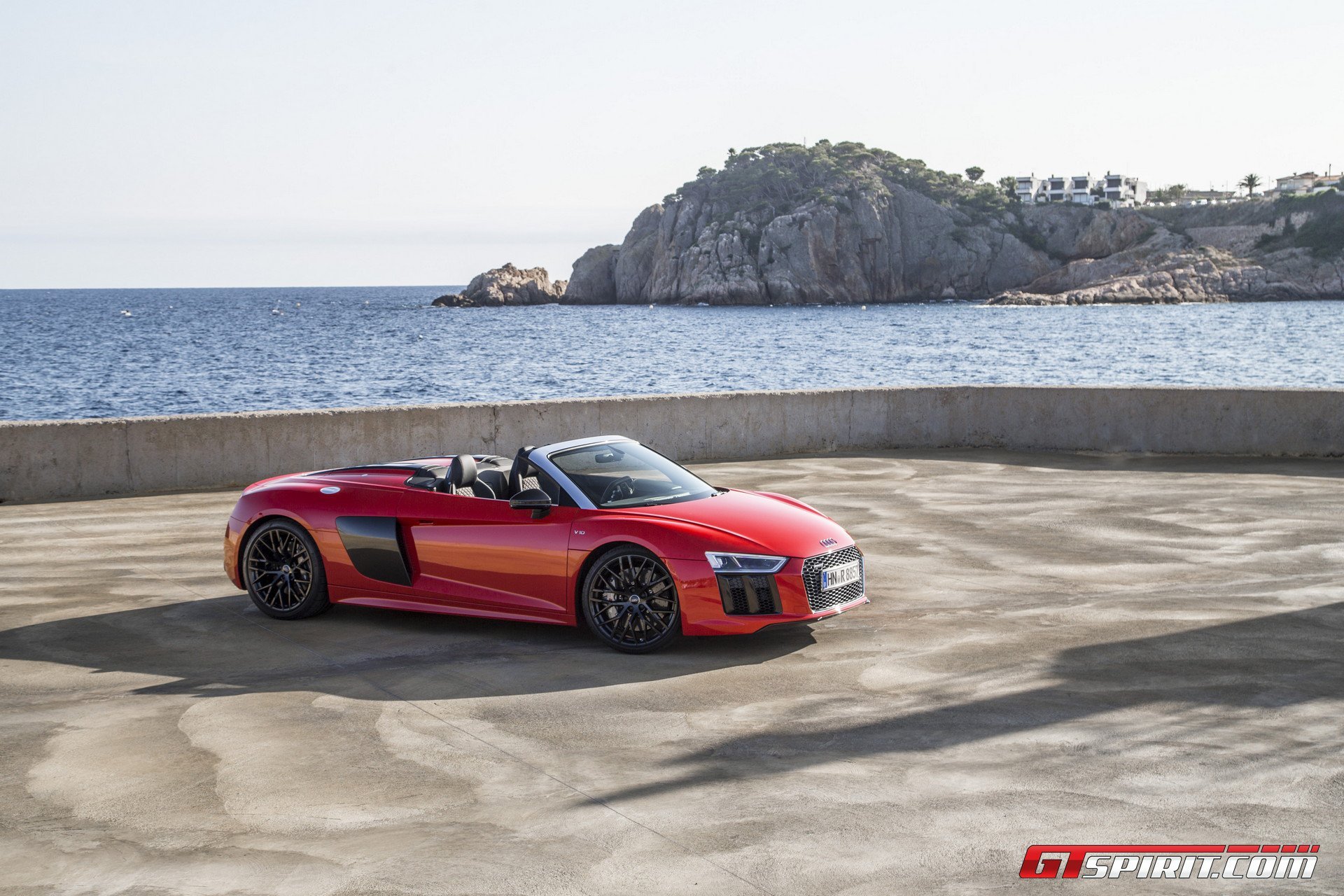 , Audi r8, V10, Spyder, Cars, 2016 Wallpaper