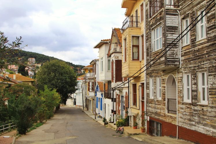 turkey, Heybeliada, Landscape, Istanbul, Houses, Beauty, City, Street HD Wallpaper Desktop Background