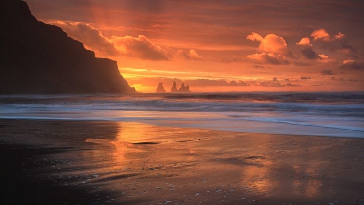 sea, Clouds, Sunset, Waves, Nature, Landscape, Photography HD Wallpaper Desktop Background