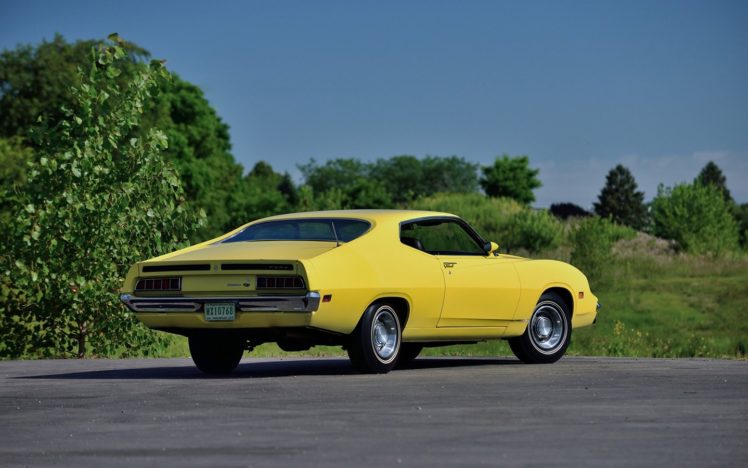 1970, Ford, Torino, King, Cobra, Cars, Yellow, Classic HD Wallpaper Desktop Background